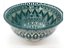 Bowl De Cerâmica Geométrico Verde E Branco 12,5x6,5cm  Lyor - Imagem 1