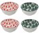 Conjunto De Bowls 4 Peças Em Cerâmica Btc Decor - Imagem 1