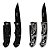 Canivete Manual Dobrável Aço Inox Western Preto E Prata 15cm - Imagem 3