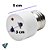 Soquete E27 adaptador tomada lâmpada 110V - 220V plugue 2P - Imagem 4