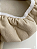 140x60cm Capa Acolchoada com elástico 100 % algodão - Cor AREIA - Imagem 1