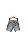 $ 59,90 UNIT. / BERMUDA MASCULINA / JEANS - DIRTY / GRADE: 40/1 42/2 44/2 46/2 48/1 = 08 PEÇAS - Imagem 1