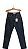 $69,90 UNIT / CALÇA MOM JEANS BLACK / GRADE : 36/1 38/2 40/2 42/2 44/2 46/1 =10 PEÇAS - Imagem 1