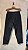 $74,90 UNIT /CALÇA MOD TAPRED /LISTRADA /PRET0/ GRADE:36/1 38/2 40/2 42/2 44/1 = 8 PEÇAS - Imagem 2