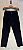 $79,90 UNIT /CALÇA RETA LINHO COM RECORTE /PRETO/ GRADE: 36/1 38/2 40/2 42/2 44/1 = 8 PEÇAS - Imagem 1
