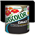 Tinta Esmalte Lukscolor Premium Plus Base Água Fosco Preto 0,9 Litros - Imagem 1