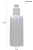 Frasco 250ml Cilíndrico Liso c/ Tampa Push-Pull Branca R28 - Imagem 1