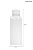 Frasco 250ml Cilíndrico Liso c/ Tampa Branca R28 - Imagem 1