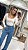 Calça Jeans Wide Leg Cruz - Imagem 1