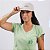 Blusa Gola V com Bolso The Woman Ezinha Verde Menta - Imagem 3