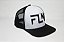 Boné FLN Trucker Preto e Branco Clássico - Imagem 3