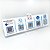 Placa PIX com 5 Qr Code - MOD Horizontal - Imagem 1