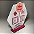 Placa PIX e Instagram QR Code Hexagonal com Logotipo - Imagem 3
