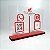 Placa PIX e Instagram QR Code com Logotipo - Imagem 1