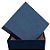 Caixa Rígida Luxo Premium - Azul Marinho - 16cm x 16cm x 20cm - Rizzo Balões - Imagem 3