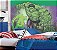 Painel Grande TNT Vingadores - Hulk -1,40x1,03cm - Piffer - Rizzo - Imagem 3