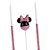 Vela Minnie 360 Glitter Rose Gold Disney - 1 unidade - Rizzo - Imagem 1