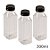 Garrafa Pet Quadrada com Tampa Preta Lacre para Chocolate Cremoso - 300ml - 3 unidades - Rizzo - Imagem 1