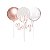 Kit Topo de Bolo com Balão - Festa OH Baby Girl - 01 unidade - Cromus - Rizzo - Imagem 1