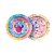 Prato Papel Redondo 18 Cm Minnie Tie Dye 12 Unidades - Regina - Rizzo Festas - Imagem 1