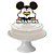 Decoração Topo de Bolo Festa Mickey Arco-Íris - 01 unidades - Regina - - Imagem 1