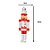 Enfeite para Pendurar Boneco de Chumbo Branco - 03 unidades - Cromus Natal - Rizzo - Imagem 2