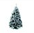Árvore de Natal Mont Blanc Nevada Verde 1,50m - 01 unidade - Cromus Natal - Rizzo Embalagens - Imagem 1