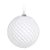 Kit Bola Glitter Branco 8cm - 06 unidades - Cromus Natal - Rizzo Balões - Imagem 1