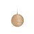 Kit Bolas Cordão Juta 8cm - 06 unidades - Cromus Natal - Rizzo Balões - Imagem 1