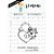 Carimbo Mini Cadeado Amor  Cod 41000073 - 01 Unidade - Lilipop Carimbos - Rizzo - Imagem 1