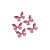 Enfeite Tecido Decorativo Borboleta Rosa - ArtLille - 10 Uni - Rizzo - Imagem 1