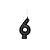 Vela Glitter Preto - 01 Unidade - Regina - Rizzo - Imagem 8