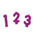 Vela Glitter Rosa Pink - 01 Unidade - Regina - Rizzo - Imagem 1