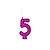 Vela Glitter Rosa Pink - 01 Unidade - Regina - Rizzo - Imagem 7