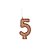 Vela Glitter Rose Gold - 01 Unidade - Regina - Rizzo - Imagem 5
