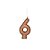 Vela Glitter Rose Gold - 01 Unidade - Regina - Rizzo - Imagem 6