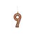 Vela Glitter Rose Gold - 01 Unidade - Regina - Rizzo - Imagem 9