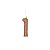 Vela Glitter Rose Gold - 01 Unidade - Regina - Rizzo - Imagem 2