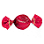 Folha Trufa Marmore Vermelho 14,5x15,5 - 100 unidades - Cromus - Rizzo - Imagem 1