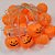 Cordão Led Decorativo de Abobora de Plástico Halloween - 1 Unidade - Rizzo - Imagem 2