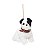 Enfeite para Pendurar Pelúcia Cachorro Fox Terrier - 01 unidade - Cromus Natal - Rizzo - Imagem 1