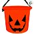 Baldinho Festa Halloween com corda Cor Laranja - 1 Unidade - Rizzo - Imagem 2