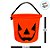 Baldinho Festa Halloween com corda Cor Laranja - 1 Unidade - Rizzo - Imagem 3