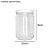 Pote de Vidro Berlin 600ml 13x8,5cm - 1 Unidade - - Imagem 3