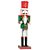 Soldado de Chumbo de Madeira Vermelho e Verde com Tambor 38cm - 01 unidade - Cromus Natal - Rizzo - Imagem 1