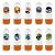 Mini Tubete Lembrancinha Festa Dragon Ball Super 8cm 20 unidades - Laranja - Rizzo - Imagem 2