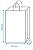 Sacola M 29,5x23,5cm Kraft - 50 unidades - Food Service Festcolor - Rizzo - Imagem 2