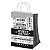 Sacola P 27,5x17,5cm Preto e Branco - 50 unidades - Food Service Festcolor - Rizzo - Imagem 1