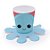 Copo Papel Festa Fidget Toys Polvo Azul 240ml - 8 Unidades - Cromus - Rizzo - Imagem 1