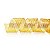Fita Telada Ouro 6,3cm x 9,14m - 01 unidade - Cromus Natal - Rizzo Balões - Imagem 1